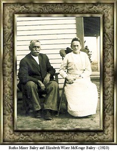 Rufu s& Libbie Bailey 1923 