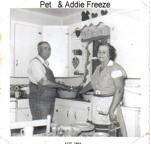 Pet and Addie Freeze - ca. 1955