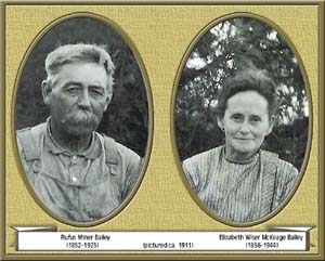 Rufus Miner Bailey and Elizabeth Wiser "Libbie" McKeage Bailey (about 1911)